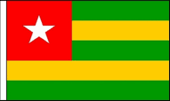 Togo Hand Waving Flags